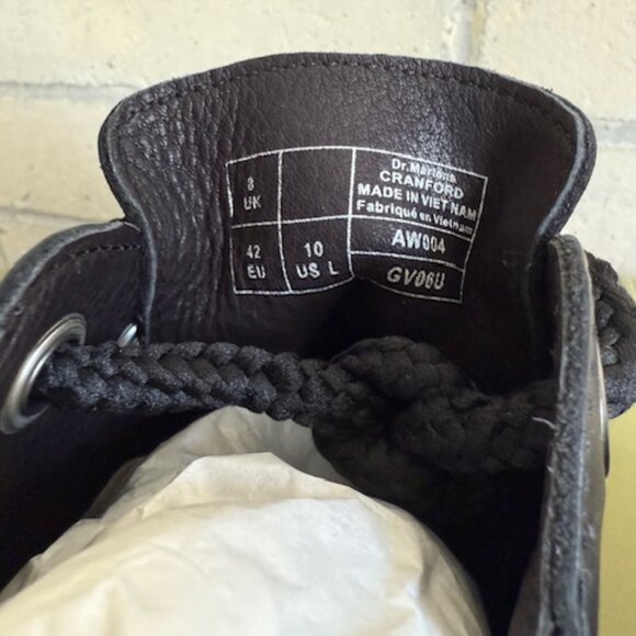 Dr. Martens Cranford oxford black size US W 10 / UK 8 NIB - Picture 5 of 8